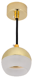 LIGHTING Светильник 4012 подвесной под лампу GX53 золото IEK LT-UCB0-4012-GX53-1-K22