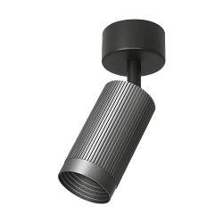 Накладной светильник WOLTA WSL-GU10/19G-1 LUXOR под лампу GU10 Графит D55x180 WSL-GU10/19G-1