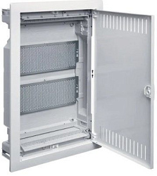 Щит cкрытой установки Multimedia, (506х348х89) IP-30 // Hager - Volta (Белая дверь с перфорацией) VU24NWB