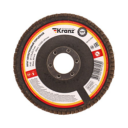 Круг лепестковый торцевой, P60, 115х22,2мм KRANZ KR-90-0006