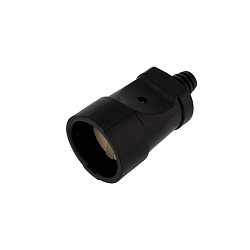 Розетка разборная без з/к 10А черная REXANT 11-8540