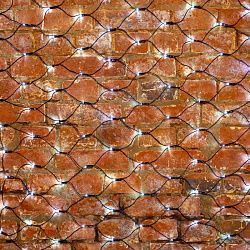 Гирлянда светодиодная Сеть 1х1,5м 160 LED БЕЛЫЙ черный ПВХ IP65 свечение с динамикой 230В блок в комплекте NEON-NIGHT 215-115