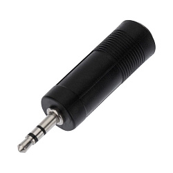 Переходник 3,5мм стерео штекер - 6,3мм стерео гнездо, пластик REXANT 14-0212