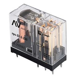 Реле промежуточное РП slim 22/2 5A 230В AC rps-22-2-230