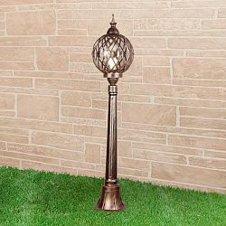 Светильник уличный на столбе IP44 Sirius F черное золото Elektrostandard a026100