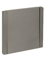 FORTE&PIANO Выключатель 1-клавишный перекрестный 10А FP512 сталь IEK FP-V13-0-10-1-K46