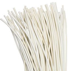 ТУТ нг 8/4 белая в отрезках по 1м EKF tut-8-w-1m