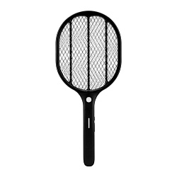 Мухобойка электрическая RX-460 Black, с фонариком и аккумулятором REXANT 70-0460