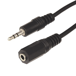 Шнур Стерео 3,5мм гнездо - Стерео 3,5мм штекер, 1,5м REXANT 17-4003