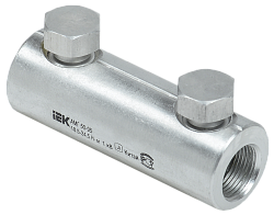 Алюминиевая механическая гильза со срывными болтами АМГ 50-95 до 1кВ IEK UZA-29-S50-S95-1