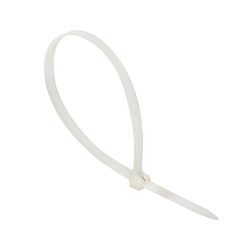 Хомут нейлоновый со стальным зубом (б), 8x300 (100шт) EKF plc-fl-ctsbw-8x300