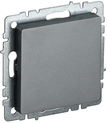 BRITE Заглушка с суппортом МЗ10-БрС сталь IEK BR-PL10-K46