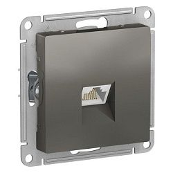 Розетка компьютерная AtlasDesign RJ45 кат.6A механизм сталь SE ATN000986 1324408