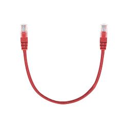 Патч-корд U/UTP, CAT 5e, RJ45-RJ45, 26AWG, LSZH, красный, 0,3м REXANT 02-0103-03