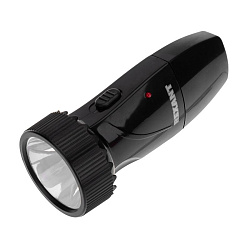 Фонарь универсальный, двухрежимный, с аккумулятором и встроенной евровилкой, зарядка от сети 220В REXANT 75-712