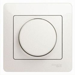 Светорегулятор (диммер) Glossa поворотный 300Вт в сборе перламутр SchE GSL000634 1180366