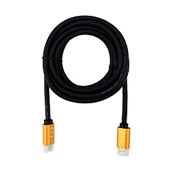 Кабель HDMI - HDMI 2.0, 3м, Gold REXANT 17-6105