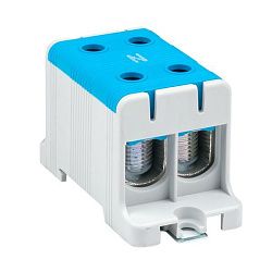 Клемма двойная КСВ 16-95 синяя EKF plc-kvs2-16-95-blue