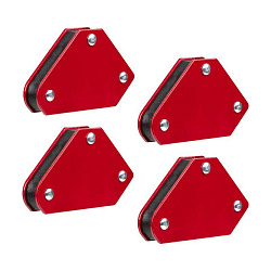 Магнитный угольник-держатель для сварки набор 4 шт. на 4 кг REXANT 12-4830