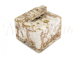 Выключатель ретро фарфоровый поворотный на четыре положения, коллекция "QUADRA" цвет - дворцовый мра GE80401-19