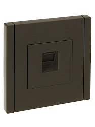 FORTE&PIANO Розетка компьютерная RJ45 кат.5E FP332 серый IEK FP-K10-1-K03