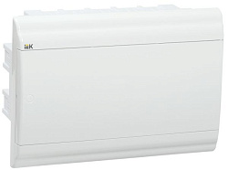 PRIME Корпус пластиковый ЩРВ-П-12 модулей встраиваемый белый/белая дверь IP41 IEK MKP82-V-12-WD-41-10