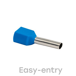 Наконечник штыревой втулочный НШвИ(2) 2,5-13 (50шт.) EKF nhvi2-2.5-13