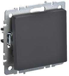 BRITE Выключатель 1-клавишный перекрестный 10А ВС10-1-3-БрГ графит IEK BR-V13-0-10-K53