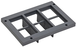 PRIMER Рамка приборная на 12 модулей ONFLOOR 24 IEK PM-LN10D-RP-12-K03