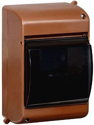 KREPTA 3 Корпус пластиковый КМПн 2/4 IP30 дуб IEK MKP42-N-04-30-12-D