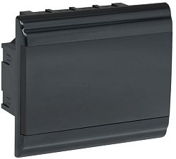 PRIME Корпус пластиковый ЩРВ-П-9 модулей встраиваемый черный IP41 IEK MKP13-V-01-09-41-K02