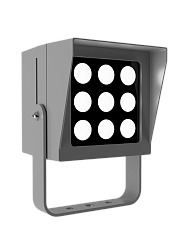 Светильник L-point 9/9/К15/840/04/A1-C1/230АС IP65 RAL7035 Муар LEDEL PNT9-442-413-1272