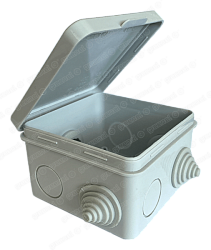 Коробка распаячная для о/п 80х80х50мм, IP54, 7 входов, (45шт) - КМ-209 GE41238