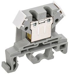 Зажим наборный ЗНИ-6мм2 (JXB50А) серый IEK YZN10-006-K03