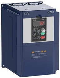 Преобразователь частоты K740 380В 3Ф1,5кВт 3,7А встроенный тормоз Энкодер ONI K740-33-015GTM