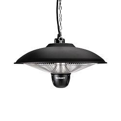 Обогреватель электрический инфракрасный подвесной в корпусе из нержавеющей стали 1,5кВт, 3 режима обогрева, механическая регулировка REXANT 60-0061