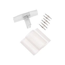 T - коннектор для одностороннего Гибкого Неона 8х16мм (цена за 1 шт.) 134-060