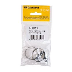 Хомут червячный 20-32-0,7 мм, (упак. 2 шт)  PROconnect 07-0620-8