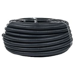 Труба гофр. негорючая безгалог. FRHF с протяжкой d32 мм (50 м) черн. EKF-Plast FRHF-32