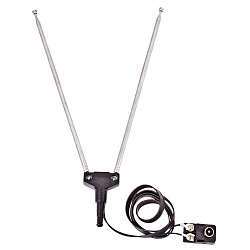 Антенна комнатная телескопическая, 4 секции, с адаптером «Усы», RX-107-4 REXANT 34-0107-4