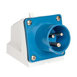 Вилка стац. 513 2Р+РЕ 16А 220В IP44 EKF ps-513-16-220