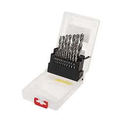 Набор сверл по металлу, 1-10мм (через 0,5мм), HSS 4241, цилиндрический хвостовик, 19 шт. KRANZ KR-91-0636