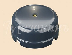 Коробка распределительная фарфоровая D80мм, высота 33мм, IP20, цвет -серая гавань, ТМ "МЕЗОНИНЪ" GE7 GE70235-57