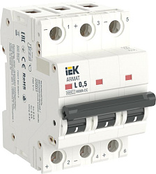 ARMAT Автоматический выключатель M06N-DC 3P L 5А IEK AR-M06N-3-L005DC
