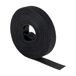 Хомут-липучка 16 мм (5м ролл) черный EKF hlft-1-b