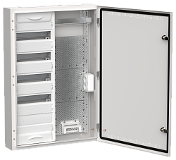 TITAN 5 Корпус комбинированный ЩРн-60 (2х60) 835х570х140мм IP30 белый IEK TI5-51-N-2X060-30