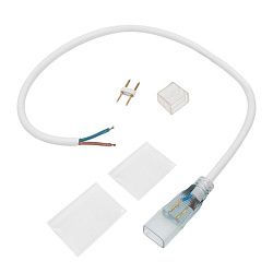 Коннектор с проводом для одностороннего неона 8х16мм, провод каучук NEON-NIGHT 134-050