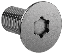 FORMAT Винт М6х12 самонарезающий потайная головка шестирадиусный шлиц TORX30 DIN 7500M (20шт/упак) IEK FO-00D-VTORX-M6X12-020