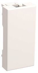 Заглушка ЗК-00-01-П на 1 модуль белая IEK CKK-40D-Z01-K01