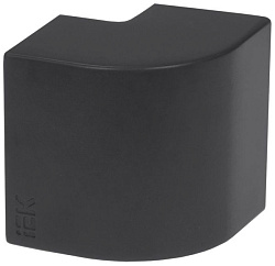 ELECOR Угол внешний КМН 20х10 черный (4шт/компл) IEK EL-KK10D-N-020-010-K02
